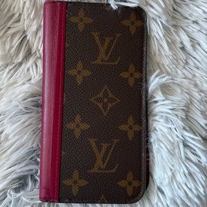 Authentic Louis Vuitton iPhone Folio case customized recycled ♻️🤗